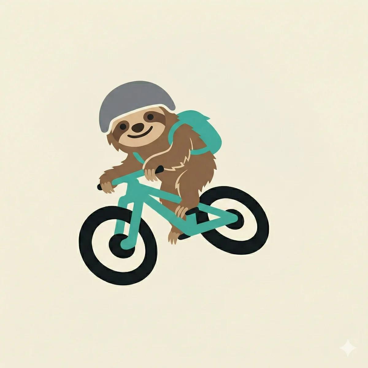 MTB Sloth mascot